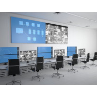 Produktbild för Multibrackets M VESA Desktopmount HD Dual monteringssats - för 2 välvda LCD-skärmar - svart
