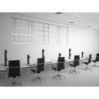 Produktbild för Multibrackets M VESA Desktopmount HD Dual monteringssats - för 2 välvda LCD-skärmar - svart