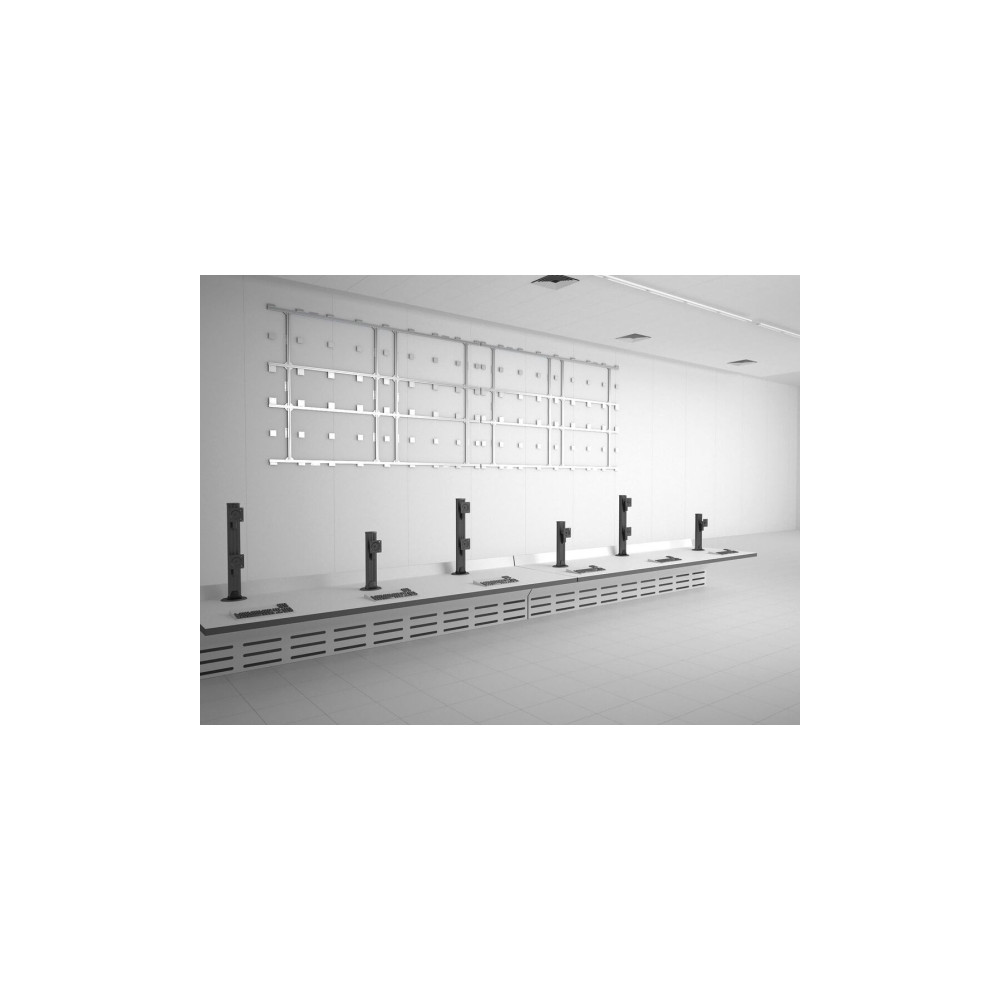 Produktbild för Multibrackets M VESA Desktopmount HD Dual monteringssats - för 2 välvda LCD-skärmar - svart