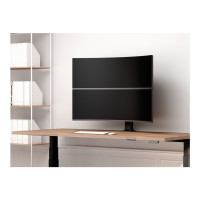 Produktbild för Multibrackets M VESA Desktopmount HD Dual monteringssats - för 2 välvda LCD-skärmar - svart