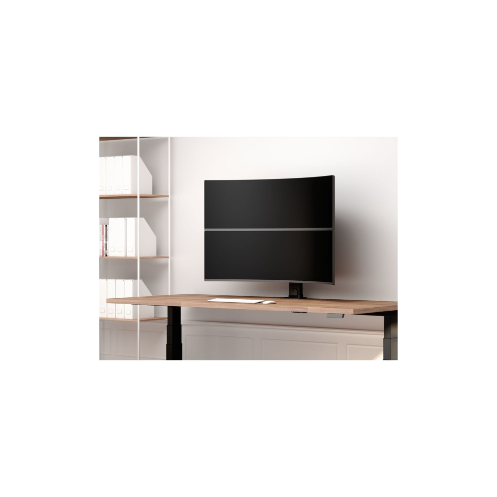Produktbild för Multibrackets M VESA Desktopmount HD Dual monteringssats - för 2 välvda LCD-skärmar - svart