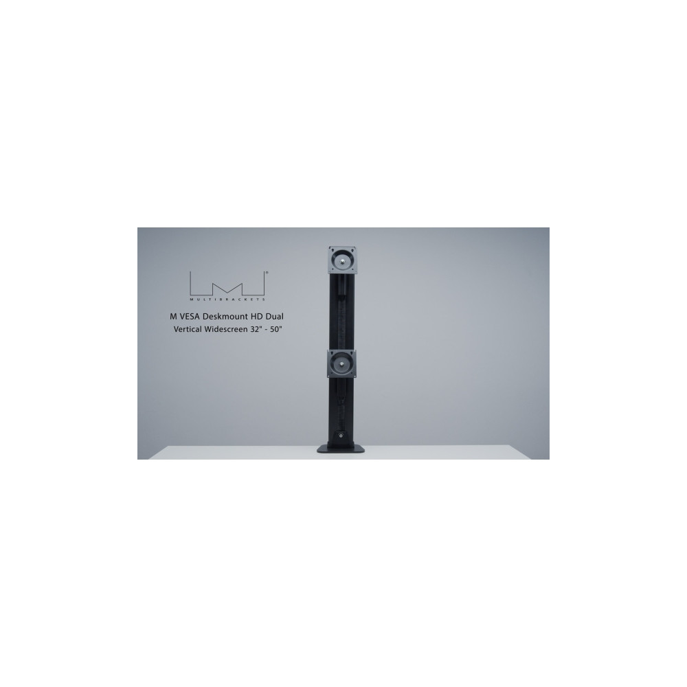 Produktbild för Multibrackets M VESA Desktopmount HD Dual monteringssats - för 2 välvda LCD-skärmar - svart