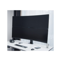 Produktbild för Multibrackets M VESA Desktopmount HD Dual monteringssats - för 2 välvda LCD-skärmar - svart
