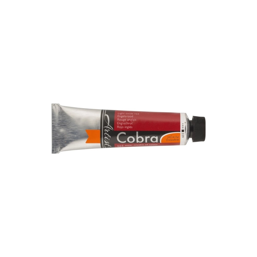 Produktbild för Cobra Artist Water-Mixable Oil Colour Tube Light Oxide Red 3...