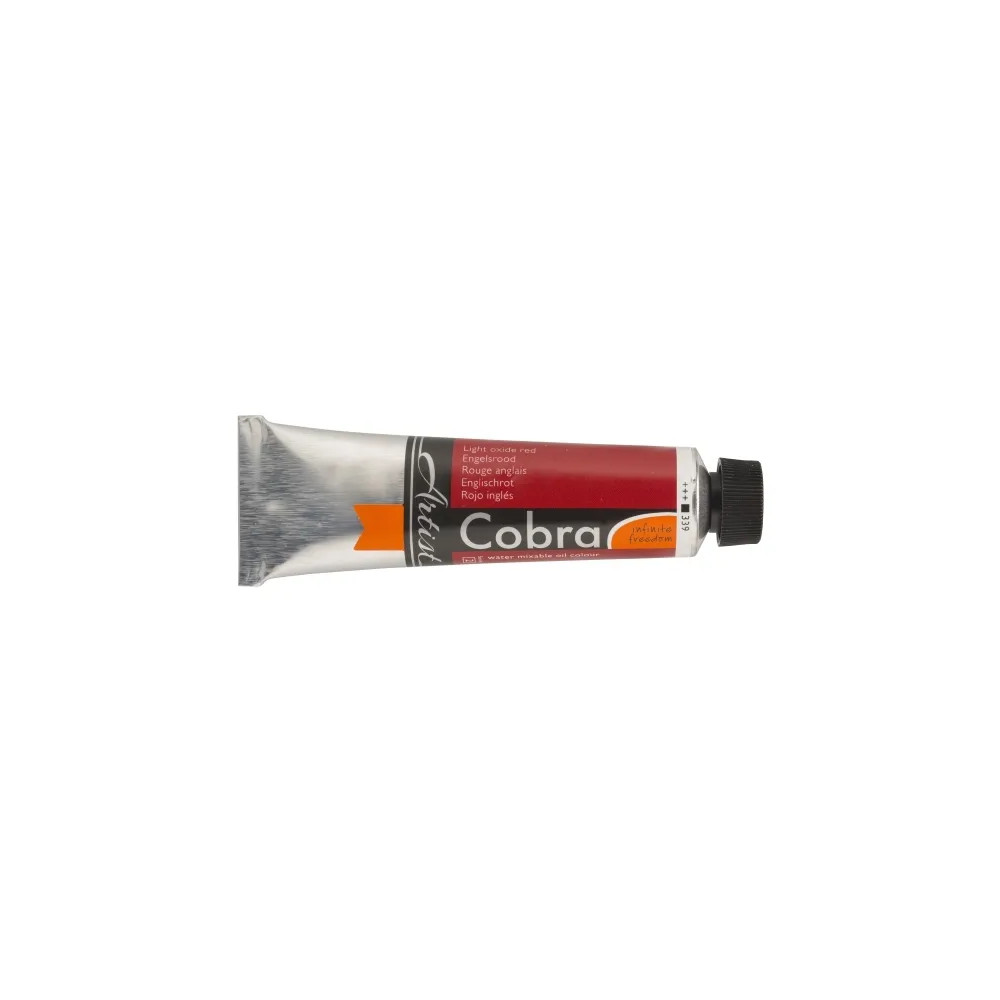 Produktbild för Cobra Artist Water-Mixable Oil Colour Tube Light Oxide Red 3...