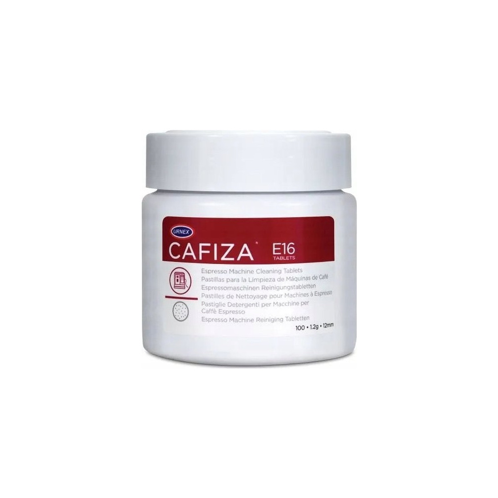 Produktbild för Urnex Cafiza E16 rengöringstabletter för kaffemaskiner 100 s...