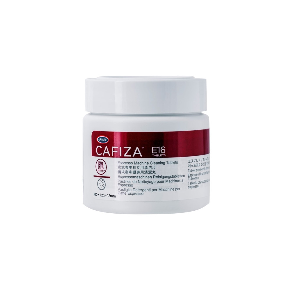 Produktbild för Urnex Cafiza E16 rengöringstabletter för kaffemaskiner 100 s...
