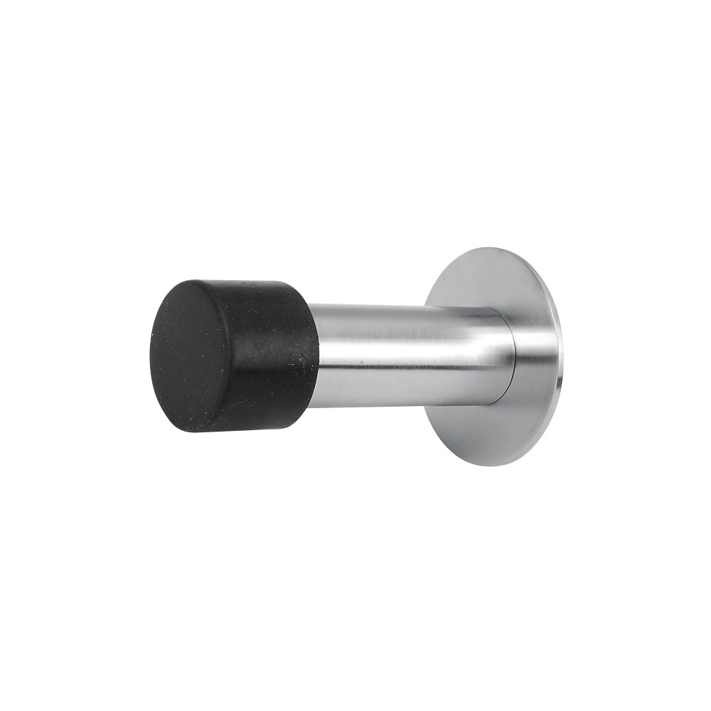 Produktbild för Home&gtit® dörrstopp för vägg eller golv Ø4,8 x 7,5 cm borst...