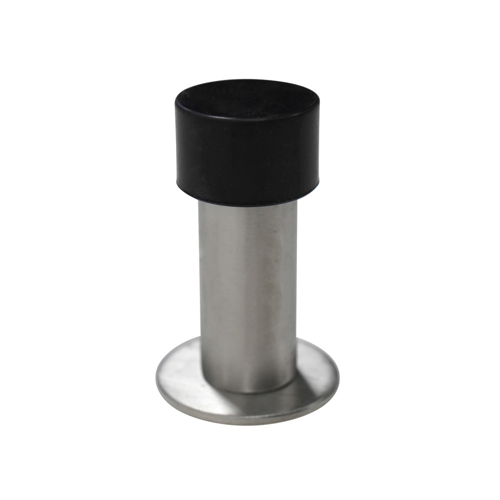 Produktbild för Home&gtit® dörrstopp för vägg eller golv Ø4,8 x 7,5 cm borst...