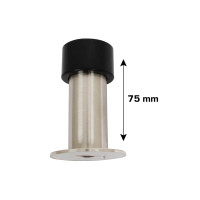 Produktbild för Home&gtit® dörrstopp för vägg eller golv Ø4,8 x 7,5 cm borst...