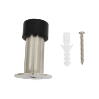 Produktbild för Home&gtit® dörrstopp för vägg eller golv Ø4,8 x 7,5 cm borst...