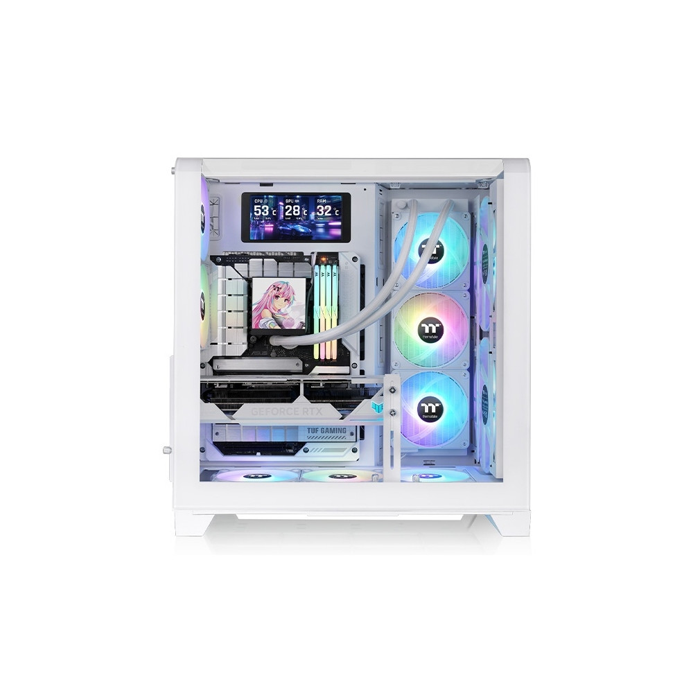 Produktbild för Thermaltake View 390 Air, Midi Tower, PC, Vit, ATX, micro AT...