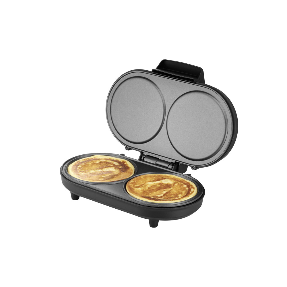 Produktbild för UNOLD 48165 American - pannkakslagg - borstat stål/svart