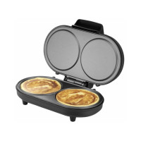 Produktbild för UNOLD 48165 American - pannkakslagg - borstat stål/svart