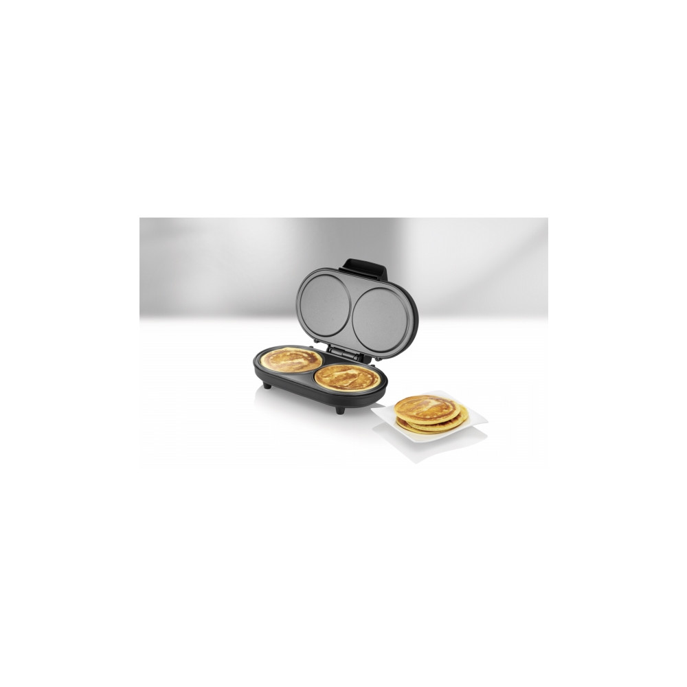 Produktbild för UNOLD 48165 American - pannkakslagg - borstat stål/svart