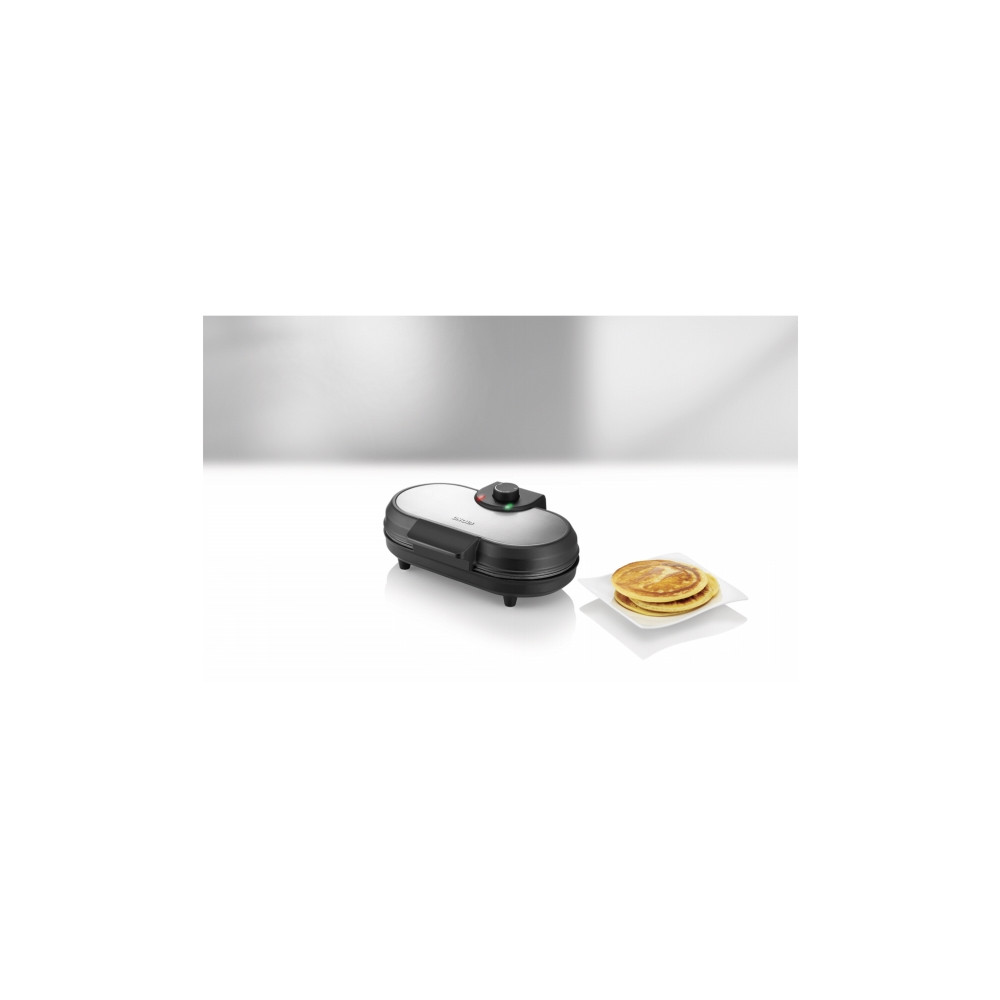 Produktbild för UNOLD 48165 American - pannkakslagg - borstat stål/svart