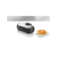 Produktbild för UNOLD 48165 American - pannkakslagg - borstat stål/svart
