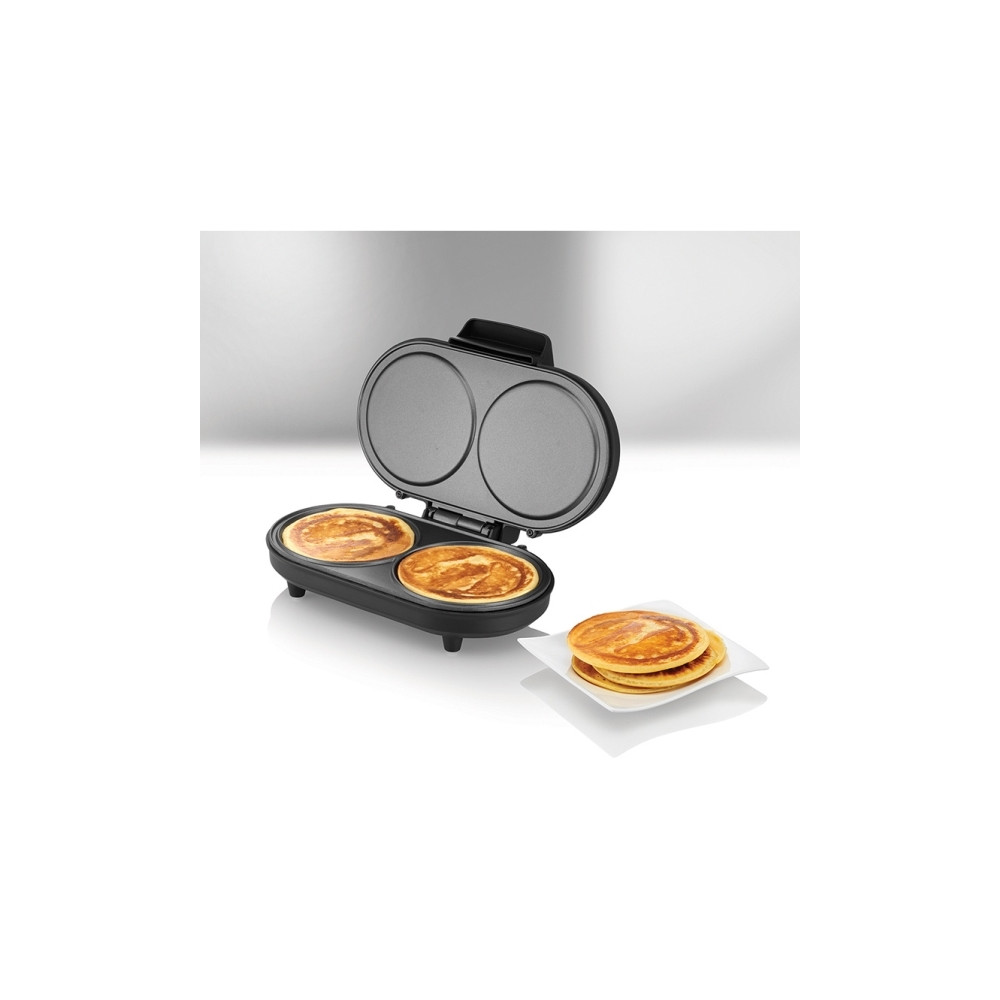 Produktbild för UNOLD 48165 American - pannkakslagg - borstat stål/svart