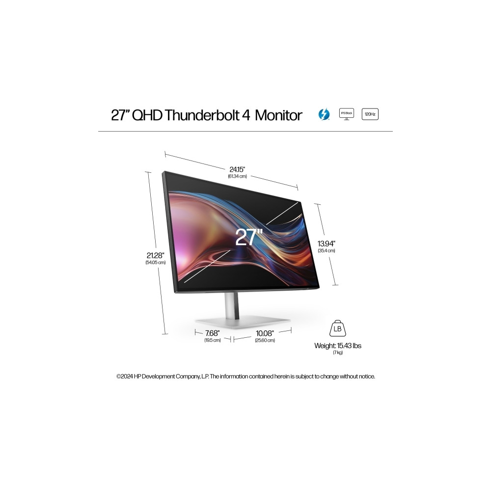 Produktbild för HP 727pu - Series 7 Pro - LED-skärm - QHD - 27" - HDR