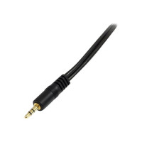 Produktbild för StarTech.com 6 in. 3.5mm Audio Splitter Cable - Stereo Splitter Cable - Gold Terminals - 3.5mm Male to 2x 3.5mm Female - Headphone Splitter (MUY1MFF) - ljudsplitter - 15.2 cm