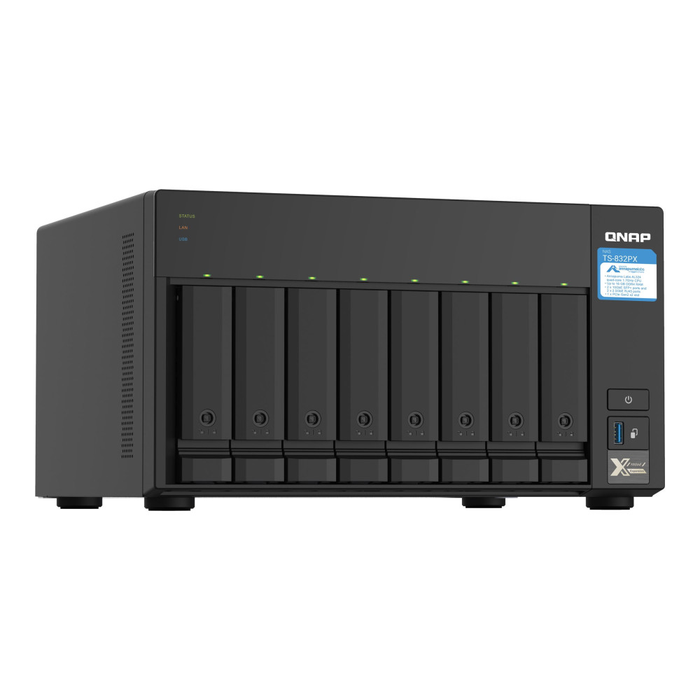 Produktbild för QNAP TS-832PX-4G - NAS-server