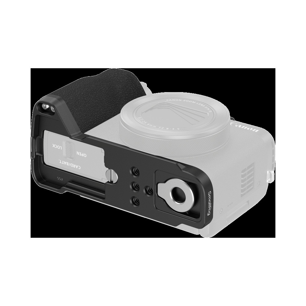 Produktbild för SmallRig 5808 L-Shaped Mount Plate with Handle for Canon PowerShot V1 (Black)