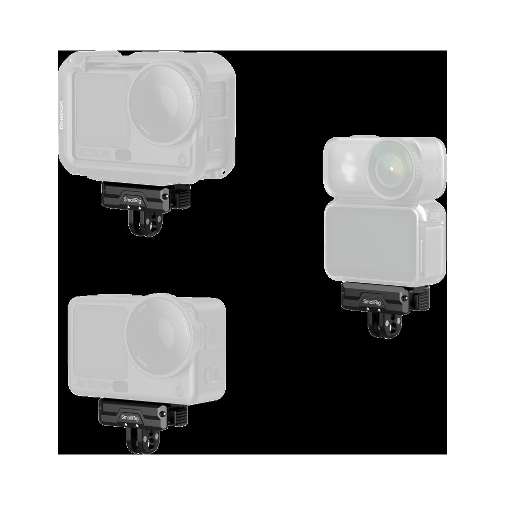 Produktbild för SmallRig 5890 Bidirectional QR Folding Adapter Mount with 2-Prong Mount and 1/4"-20 Threaded hole