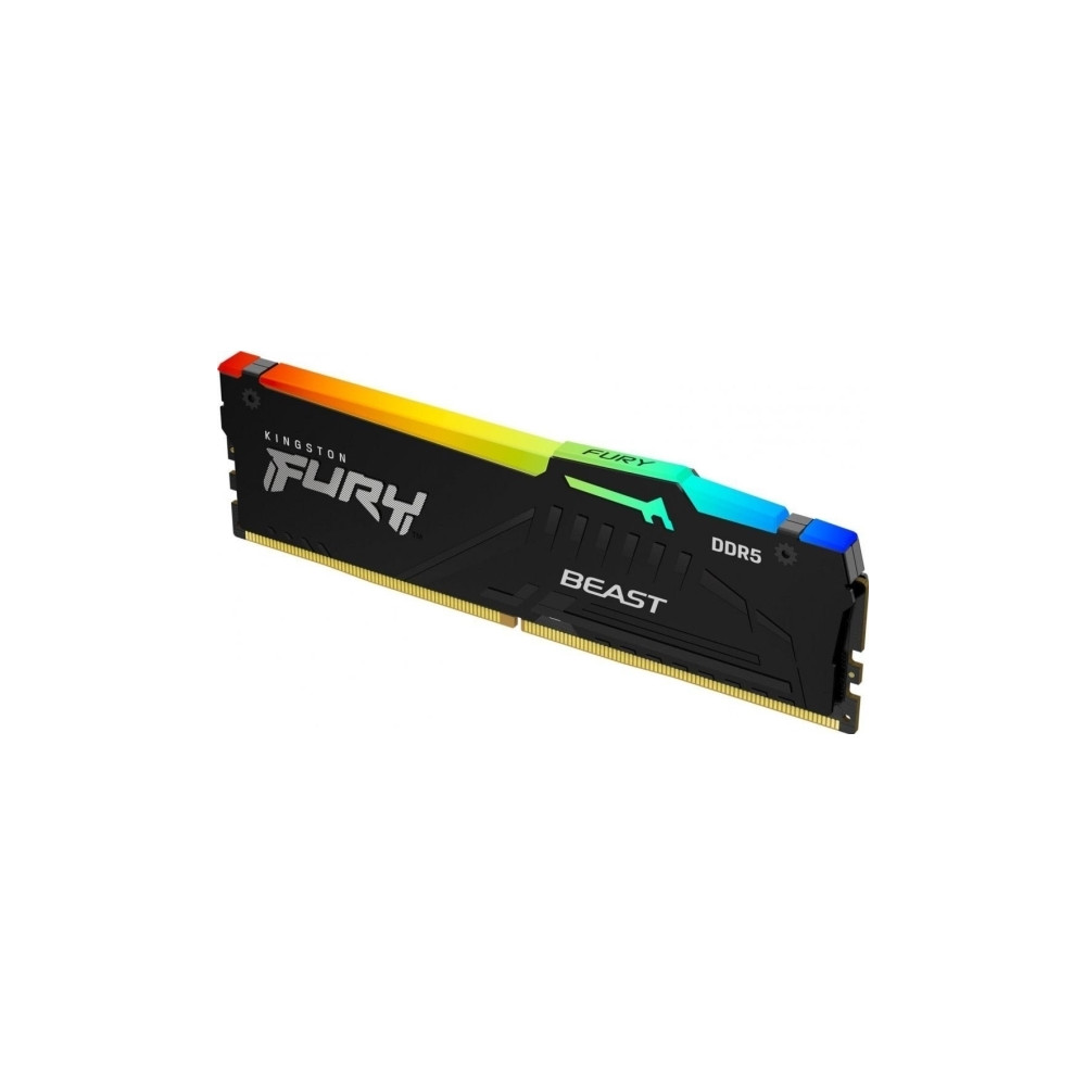 Produktbild för Kingston FURY Beast RGB - DDR5 - modul - 16 GB - DIMM 288-pin - 6000 MHz / PC5-48000 - ej buffrad