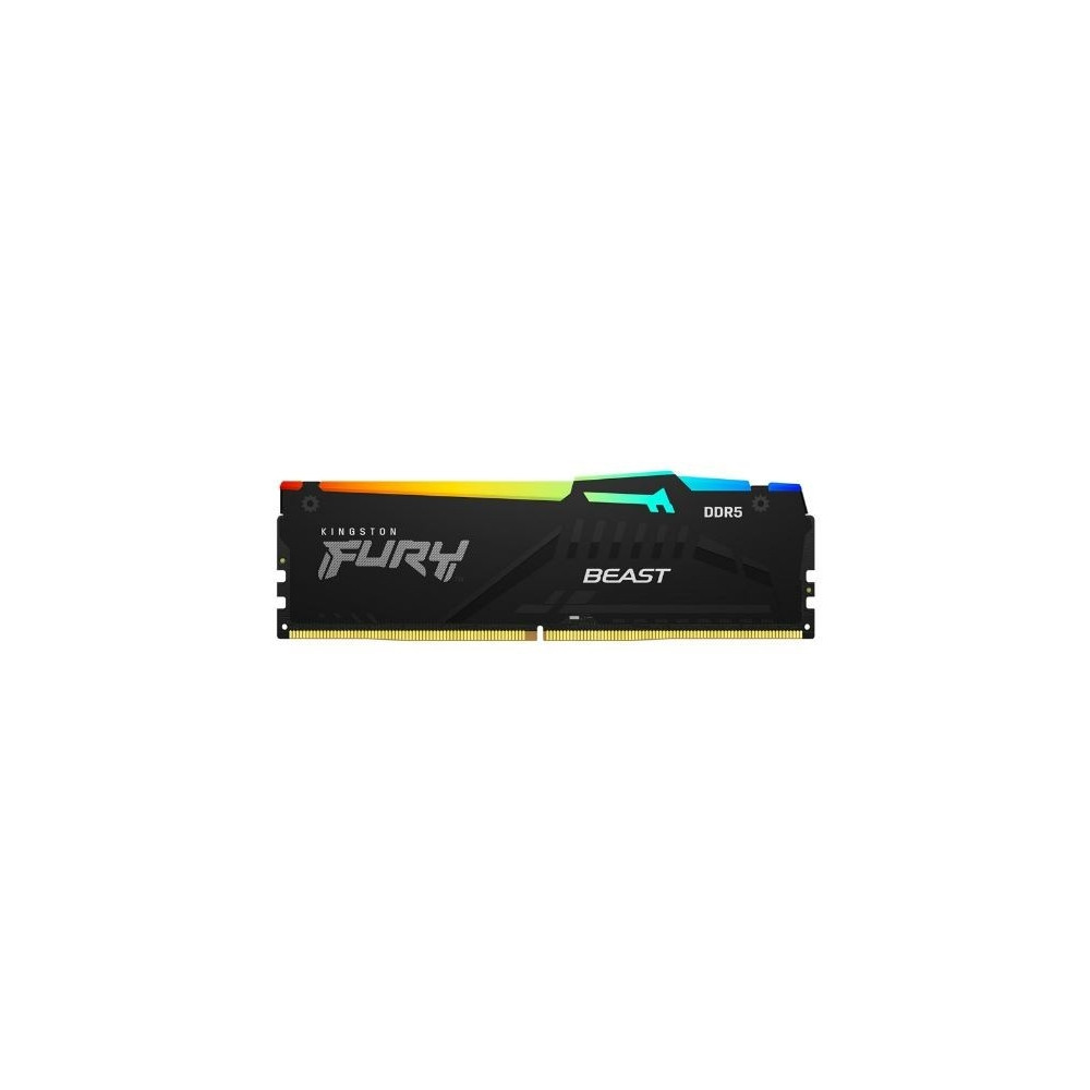 Produktbild för Kingston FURY Beast RGB - DDR5 - modul - 16 GB - DIMM 288-pin - 6000 MHz / PC5-48000 - ej buffrad