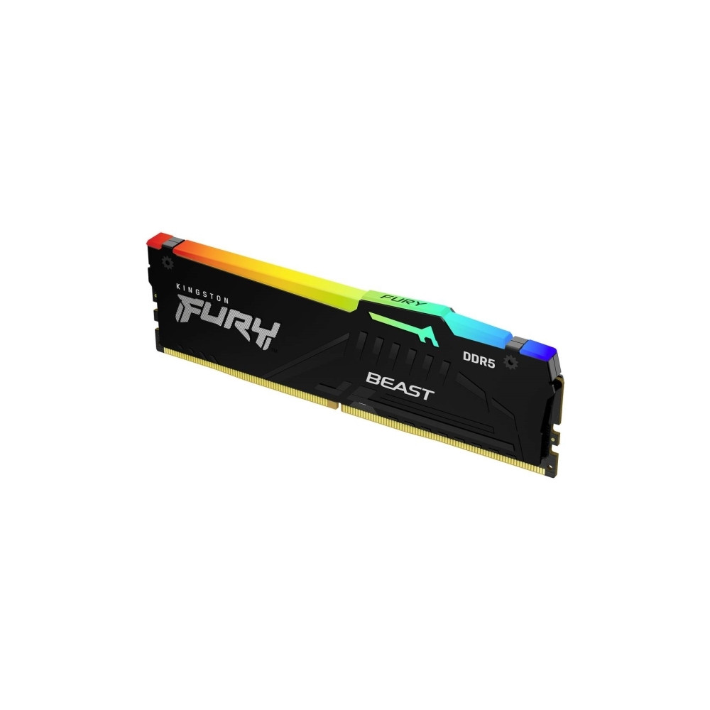 Produktbild för Kingston FURY Beast RGB - DDR5 - modul - 16 GB - DIMM 288-pin - 6000 MHz / PC5-48000 - ej buffrad