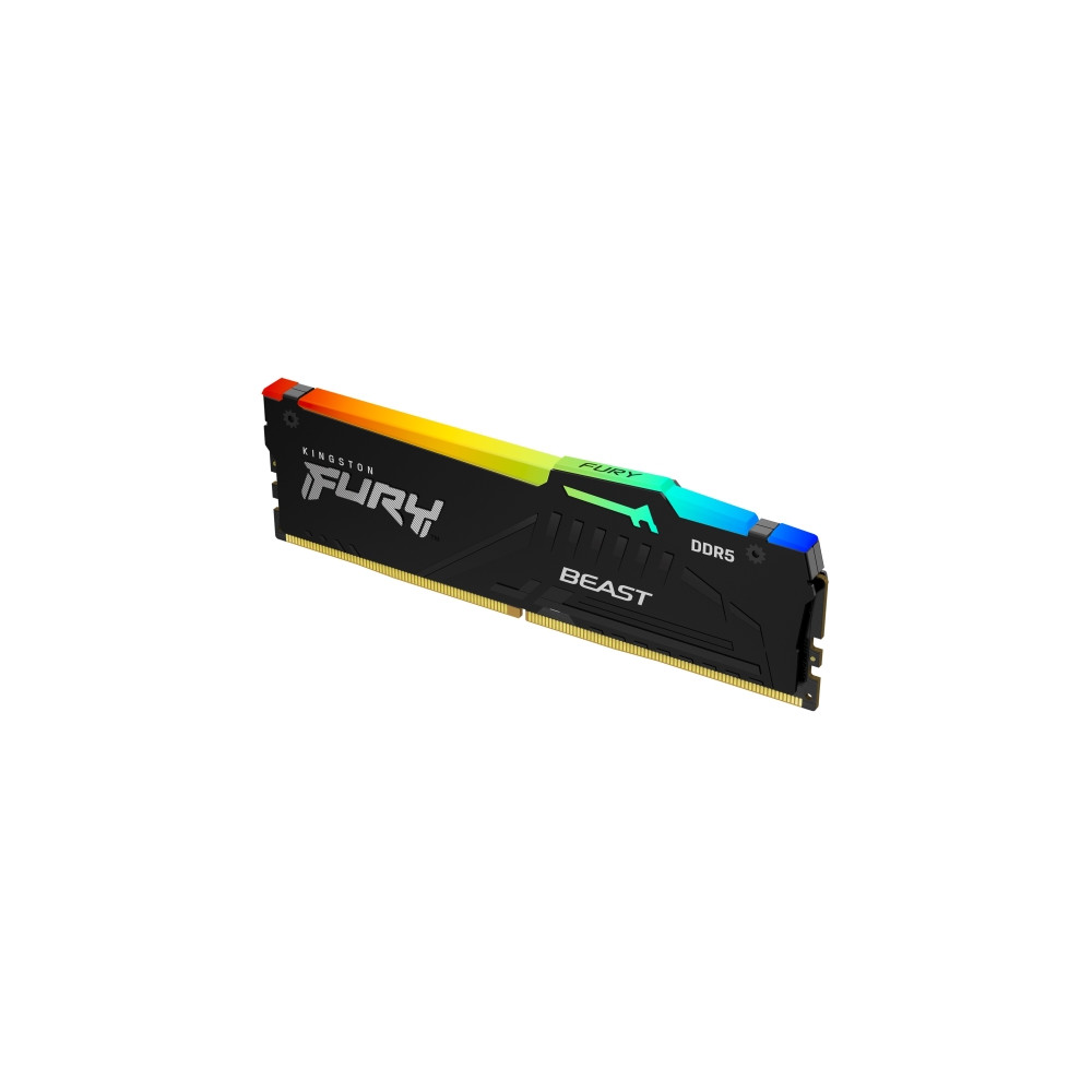 Produktbild för Kingston FURY Beast RGB - DDR5 - modul - 16 GB - DIMM 288-pin - 6000 MHz / PC5-48000 - ej buffrad