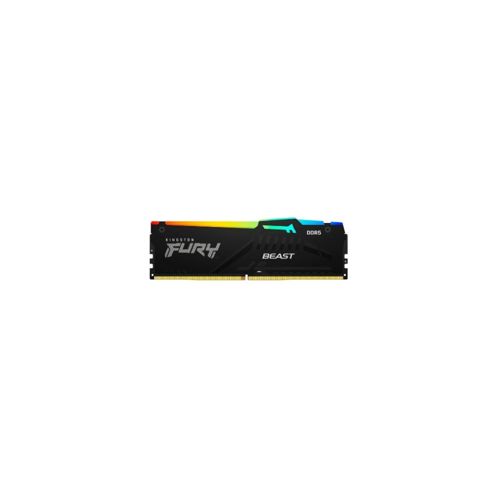 Produktbild för Kingston FURY Beast RGB - DDR5 - modul - 16 GB - DIMM 288-pin - 6000 MHz / PC5-48000 - ej buffrad