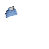 Produktbild för FINDER kompakt relä 14 mm, Solid State (SSR) 24V DC, skruvpl...