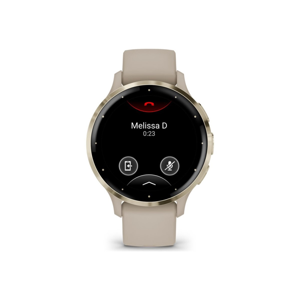 Produktbild för Garmin Venu 3S - french gray - smart klocka med band - 8 GB