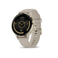 Produktbild för Garmin Venu 3S - french gray - smart klocka med band - 8 GB