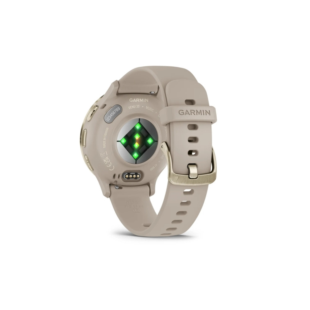 Produktbild för Garmin Venu 3S - french gray - smart klocka med band - 8 GB