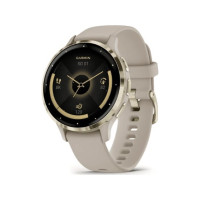 Produktbild för Garmin Venu 3S - french gray - smart klocka med band - 8 GB