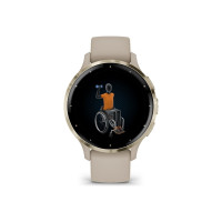 Produktbild för Garmin Venu 3S - french gray - smart klocka med band - 8 GB