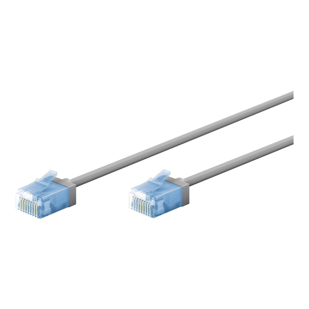 Produktbild för goobay patch-kabel - 25 cm - grå