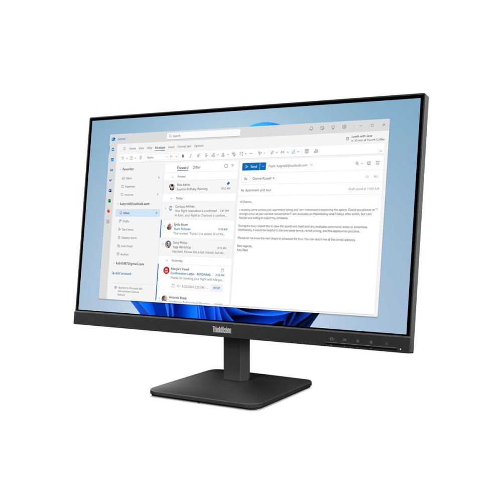 Produktbild för Lenovo ThinkVision S24-4e - LED-skärm - Full HD (1080p) - 24"