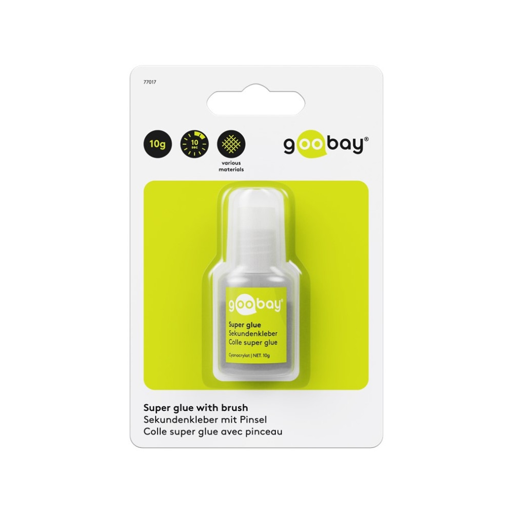 Produktbild för Goobay 77017, Vätska, Limflaska, 10 g, Keramiska, Glas, Meta...