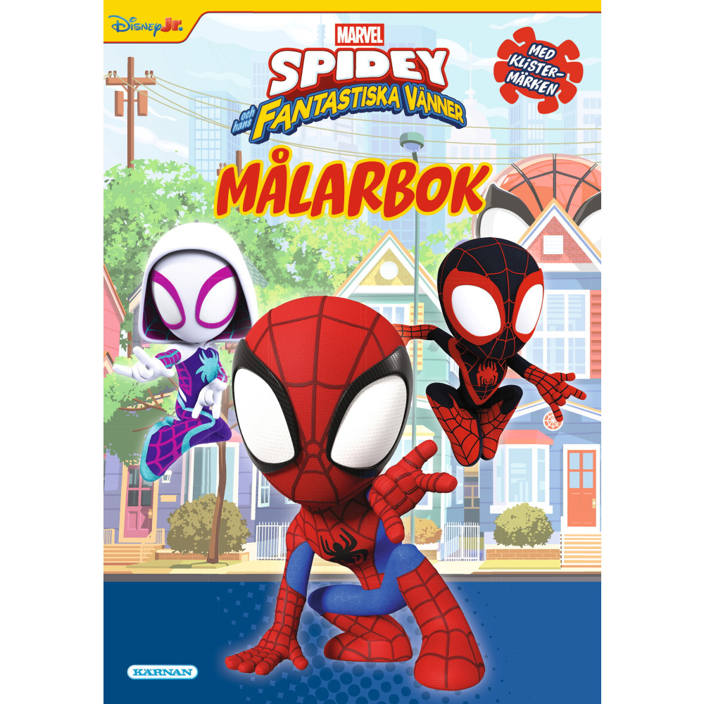 Produktbild för Målarbok Spidey och hans fantastiska vänner (häftad)