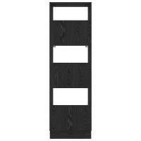 Produktbild för Tvättstuga Skåp Svart Ek 50 x 68 x 162 cm Konstruerat trä