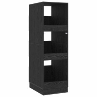 Produktbild för Tvättstuga Skåp Svart Ek 50 x 68 x 162 cm Konstruerat trä