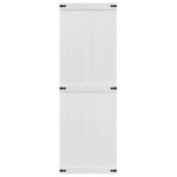 Produktbild för Ladugårdsdörr Corona Vit 70 x 210 cm Massiv furu