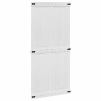 Produktbild för Ladugårdsdörr Corona Vit 100 x 210 cm Massiv furu