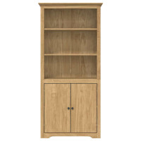 Produktbild för Bokhylla BODO Honung brun 82 x 40 x 173 cm Konstruerat trä