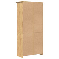 Produktbild för Bokhylla BODO Honung brun 82 x 40 x 173 cm Konstruerat trä
