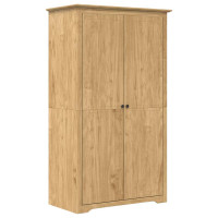 Produktbild för Garderob BODO Honung brun 53,5 x 99 x 173 cm Konstruerat trä