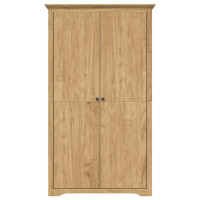 Produktbild för Garderob BODO Honung brun 53,5 x 99 x 173 cm Konstruerat trä